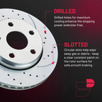 Ceramic Brake Pads and Rotors for Jeep Wrangler JK (2018–2018)
