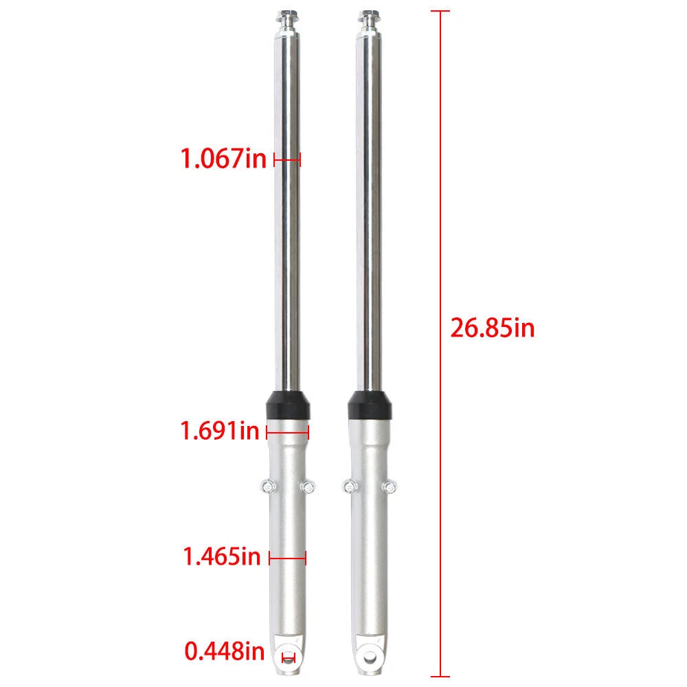 27" Front Fork Tubes for Honda CG125 CT90 CT110 (Year Range)