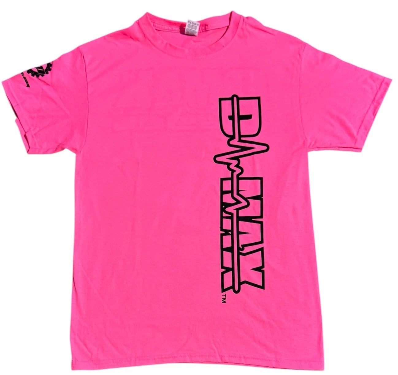 DMAX Diesel T-Shirt for DMAX (Small) - Pink with Black Logo Graphics
