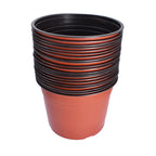 Set of 50 Plastic Flower Pots for Nursery Seedlings