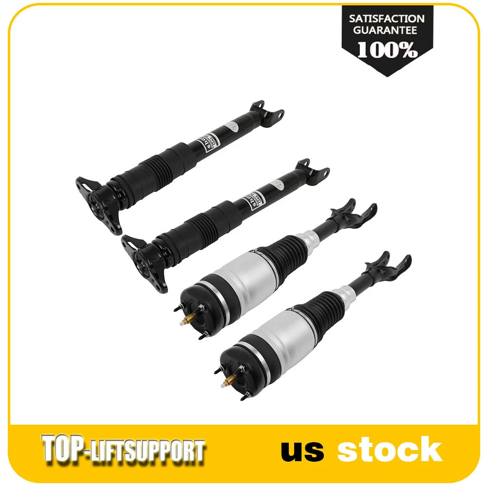 Set of 4 Air Suspension Struts for Jeep Grand Cherokee Overland (2011–2015)