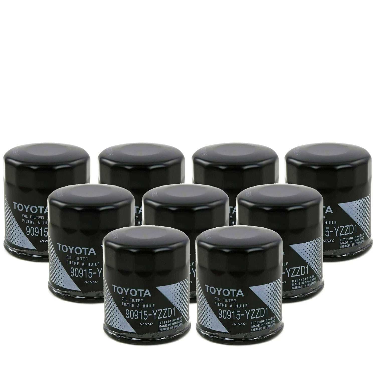 Set of 9 Engine Oil Filters for Lexus Toyota (OEM)