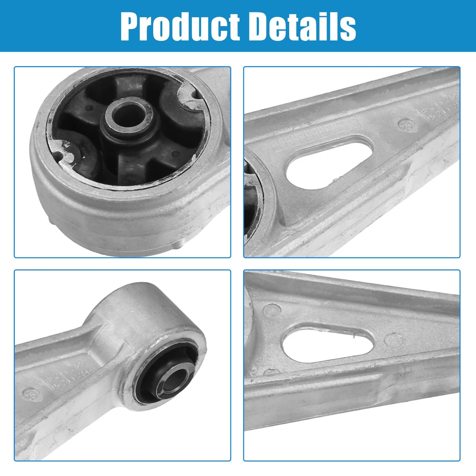 Lower Engine Motor Transmission Mount for Chevrolet (2000–2006) 95211295 95211296 96686601