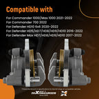 Front Brake Calipers w/ Bracket for Defender HD10 (2020–2022)