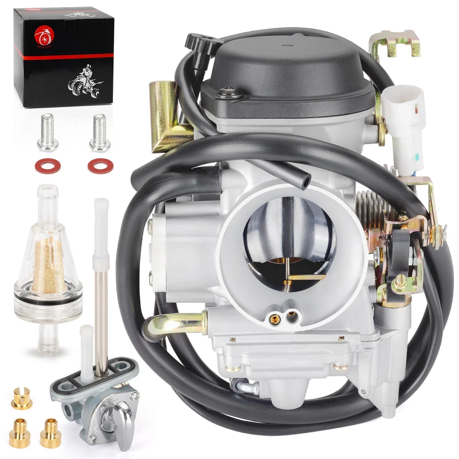 Carburetor Carb & Fuel Pectcock for Yamaha Road Star XV1600 XV1700 (1999–2007)