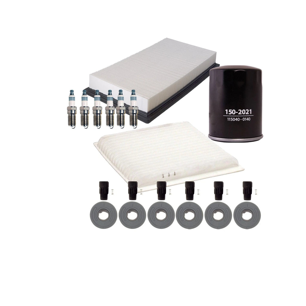 Tune Up Kit with 6 NGK Spark Plugs & Boots for Ford Edge Lincoln MKT MKX (2007–2019)