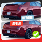 Rear Smoke Red LED Side Marker Light for Chrysler 300 300C 300S (2015–2023)