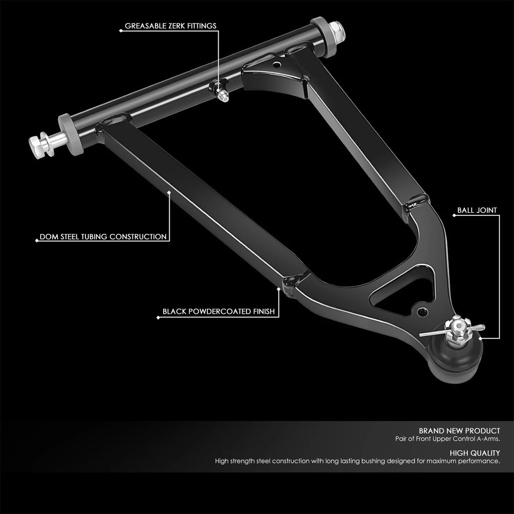 Pair of Front Upper Tubular Control A-Arms for Yamaha Raptor 700R (2006–2023)