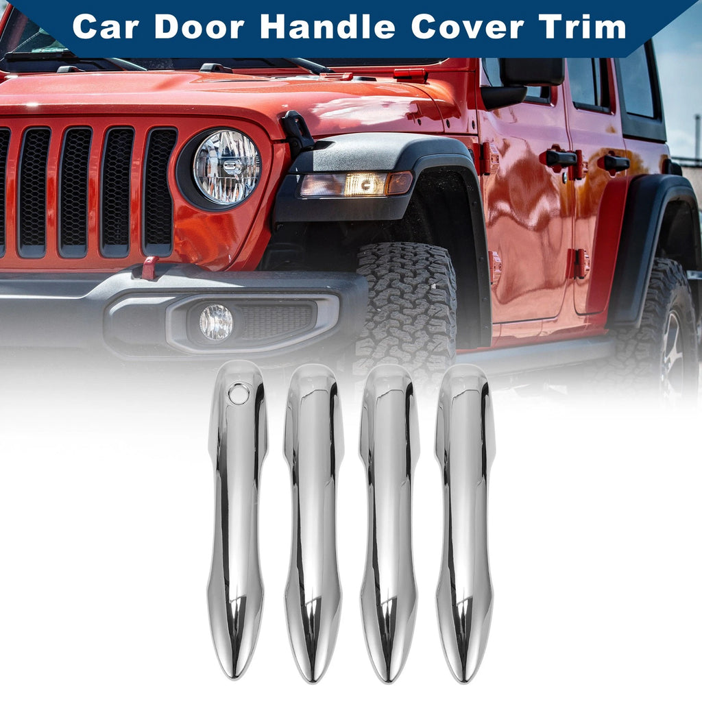 Car Door Handle Cover Trim for Toyota Camry (2018–2024) - Silver Tone