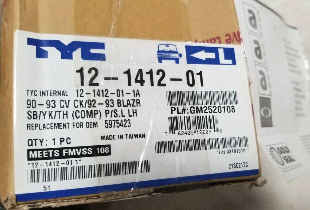 Turn Signal Parking Light Assembly for Blazer (1992–1993) TYC 12-1412-01