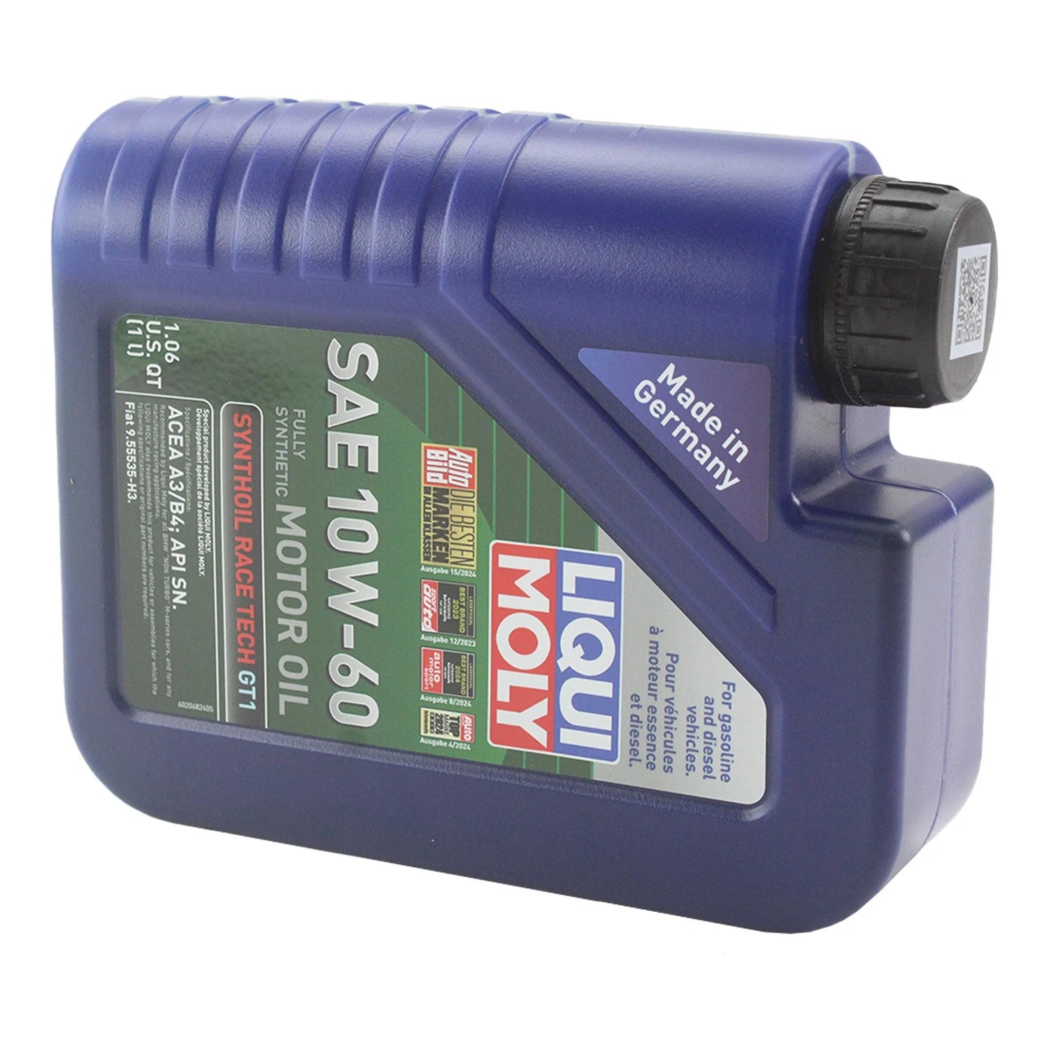 2X Liqui Moly Synthoil Race Tech GT1 10W-60 Engine Oil for