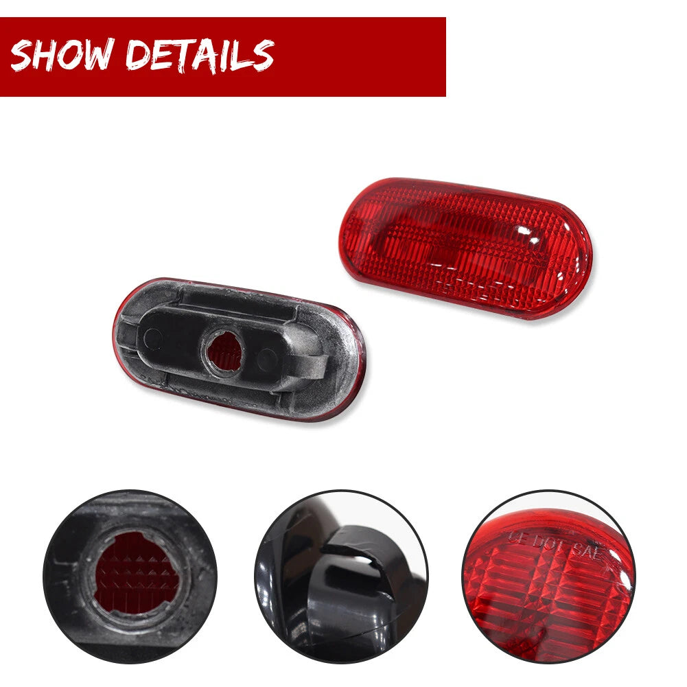 Rear Bumper Side Marker Light Housings Kit for VW Beetle (1998–2005)