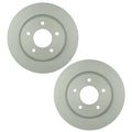 Set of 2 Bosch QuietCast Rear Disc Brake Rotors for Mazda 3 L4 (2004–2013)