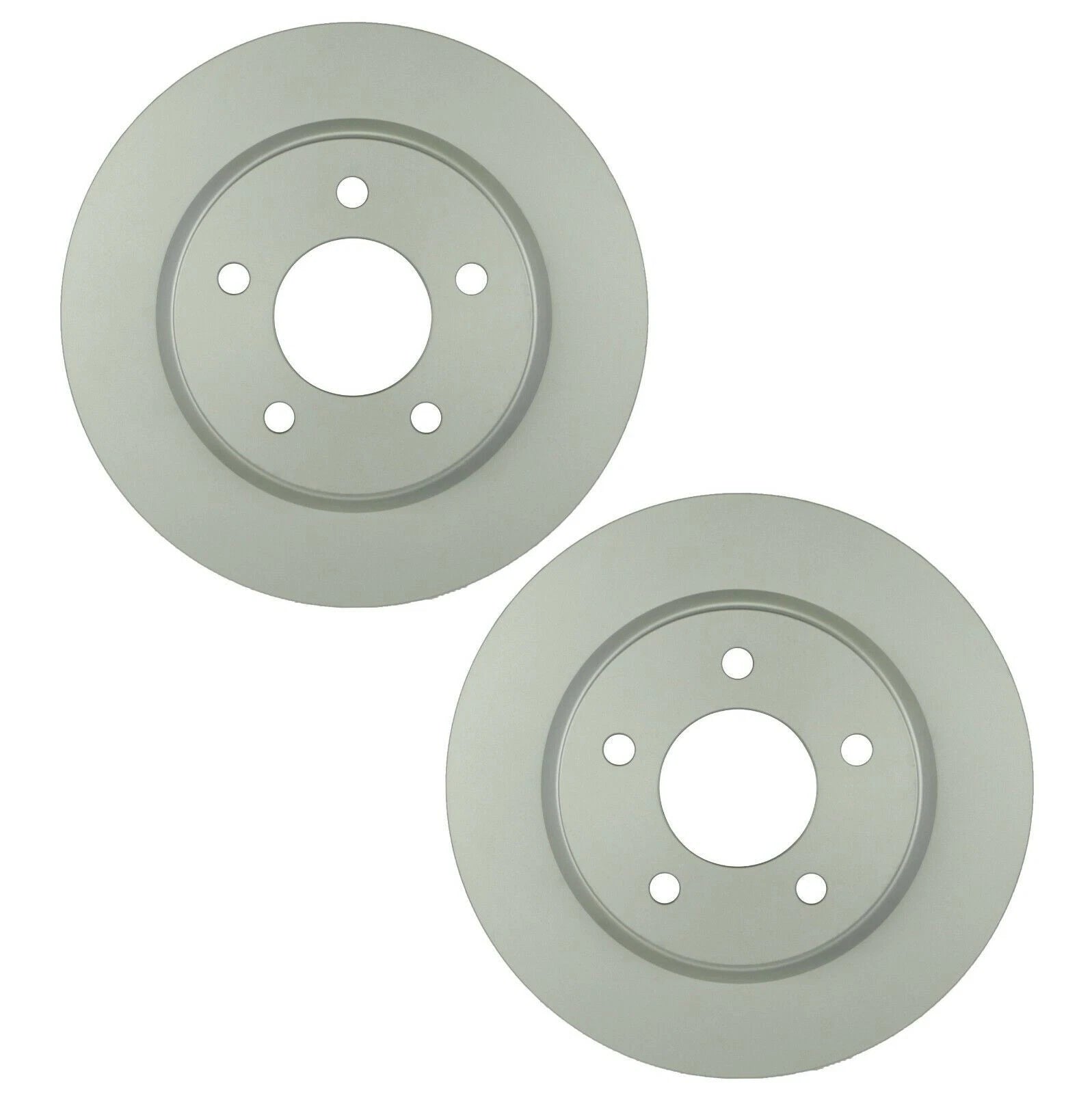 Set of 2 Bosch QuietCast Rear Disc Brake Rotors for Mazda 3 L4 (2004–2013)