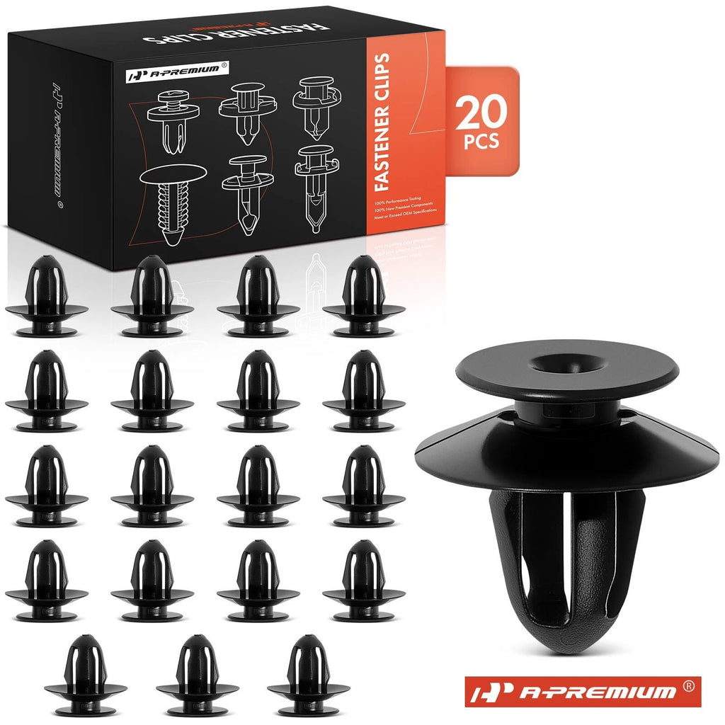 20Pcs Nylon Black Interior Door Trim Panel Retainer Clips for BMW 