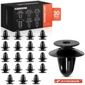 20Pcs Nylon Black Interior Door Trim Panel Retainer Clips for BMW 