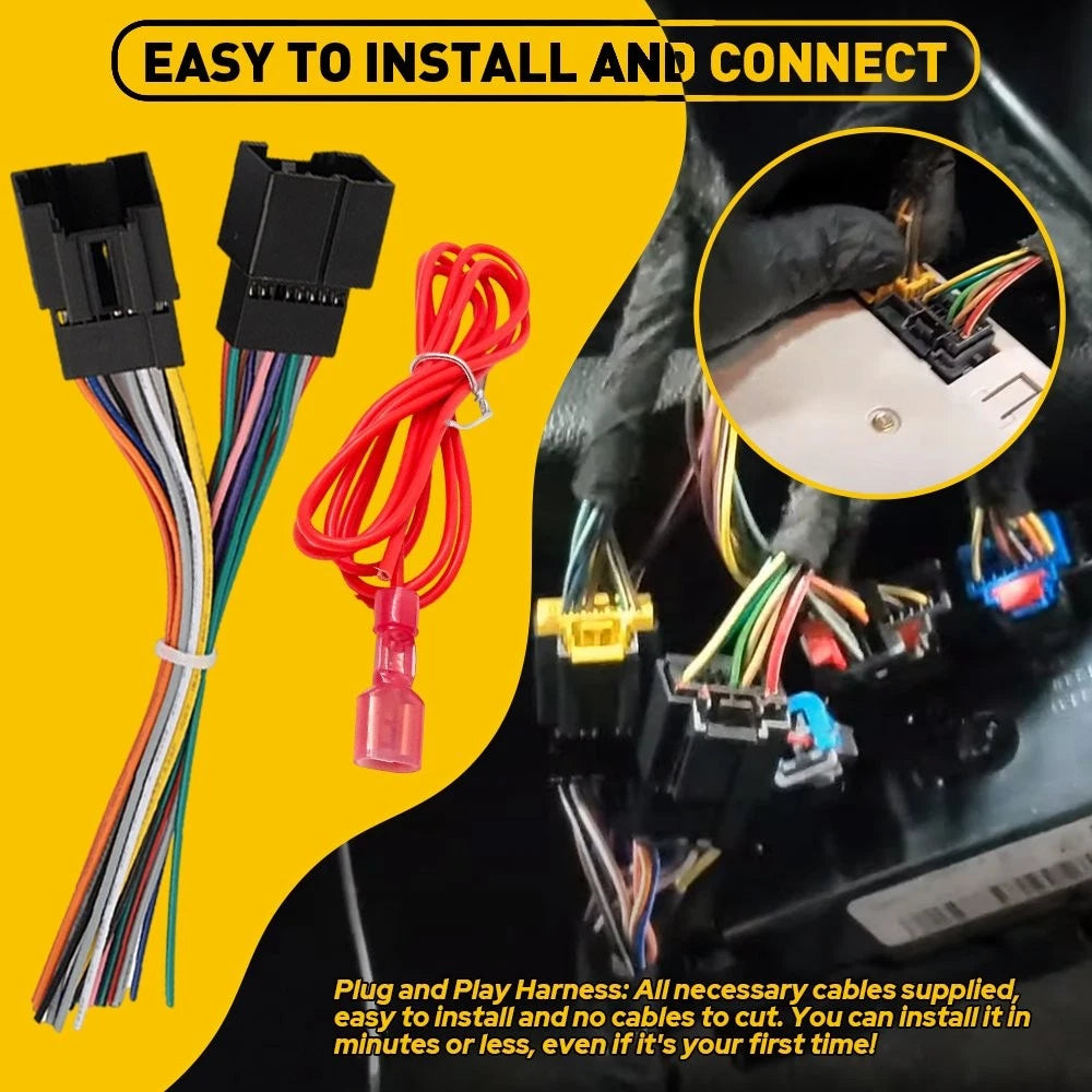 Radio Stereo Wiring Harness for Chevy Silverado 1500 2500 (2007–2013) EPY