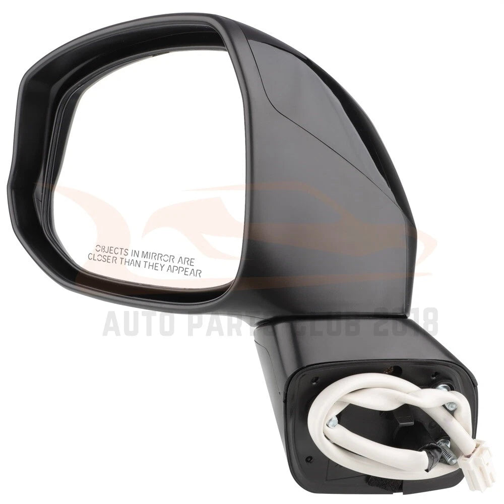 Power Door View Mirror Driver Side for Honda Civic (2012-2014) Textured Black