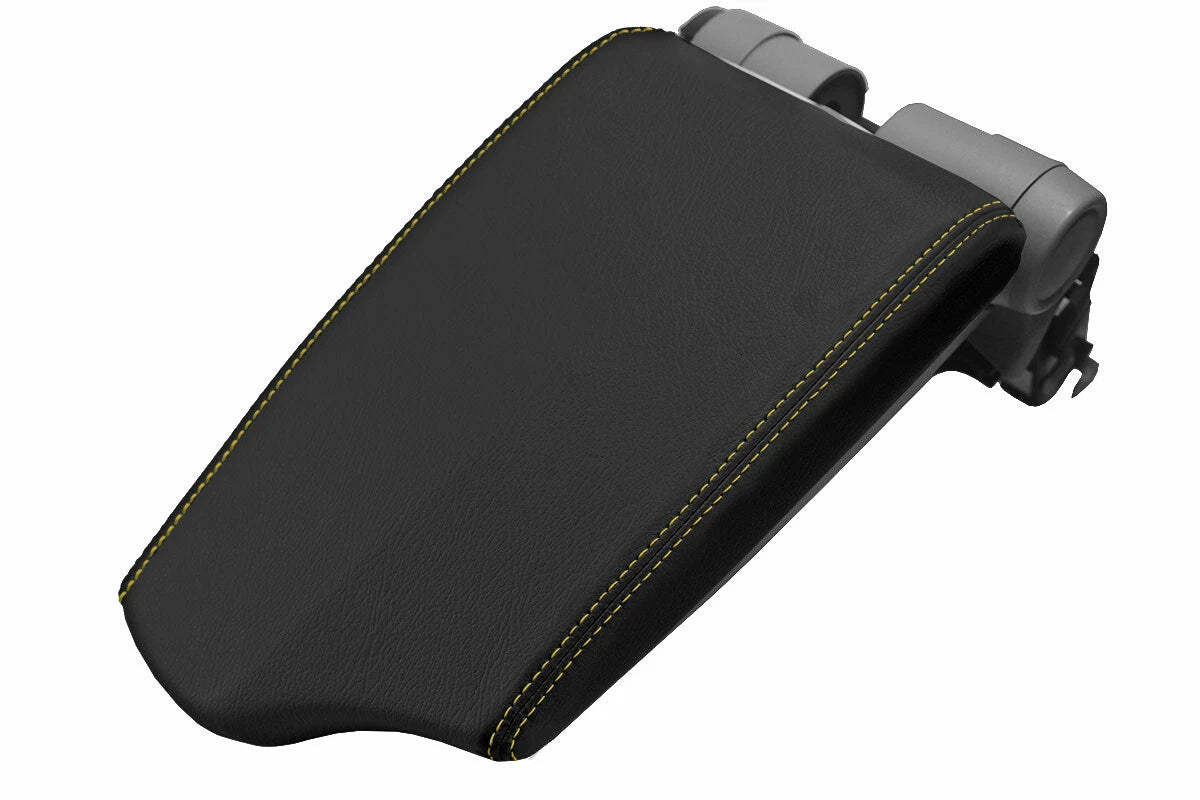 Console Lid Pull Over Cover for BMW E81 E82 E87 (2004–2013) Yellow Stitch