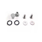 Sissy Bar Luggage Rack Detachable Locking Latch Nut Kit for Harley Touring