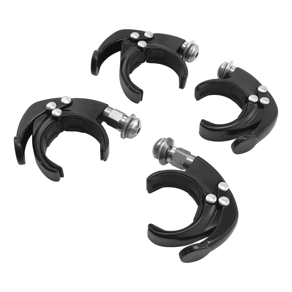 Set of 2 Windshield Clamps for Harley Low Rider ST Fat Bob RH1250S (2018–2025)