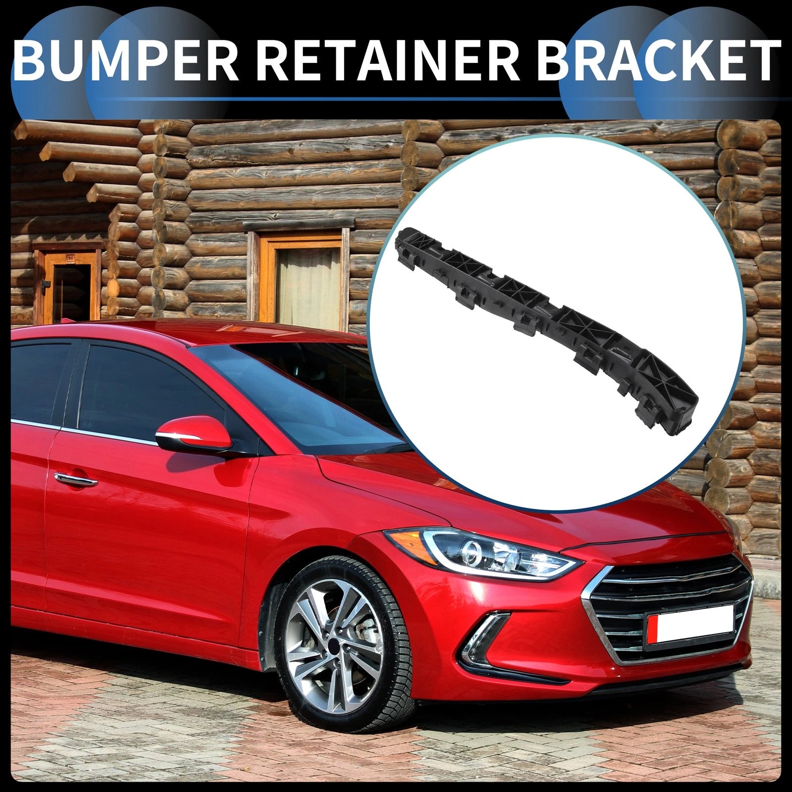 1pc Left Rear Bumper Retainer Bracket No. 866133X000 for Hyundai Elantra (2011–2016)