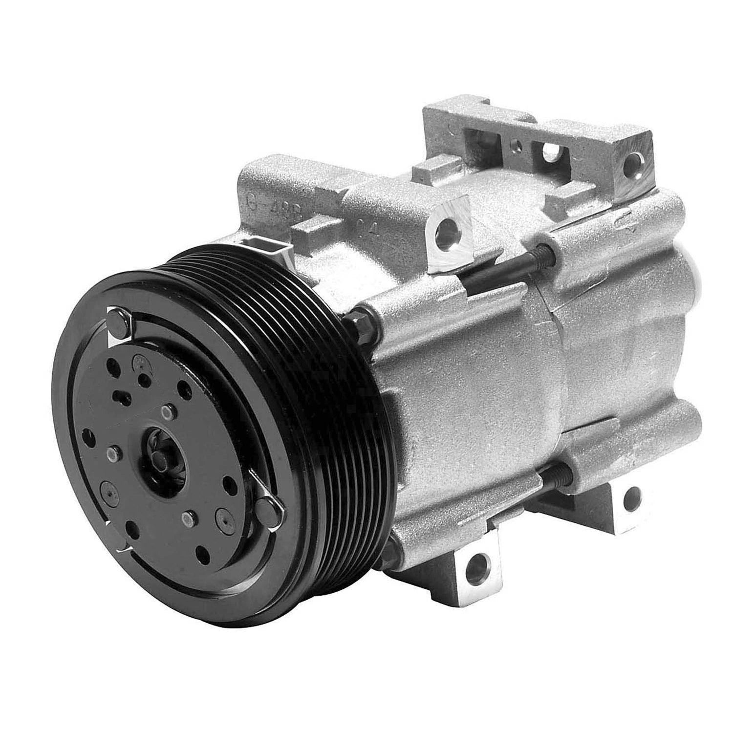 A/C Compressor and Clutch for Ford F-550 Super Duty (1999–2007) Denso 471-8124