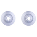 Set of 2 Hella Front 360mm Vented Disc Brake Rotors for A8 Quattro Phaeton (2004–2009)