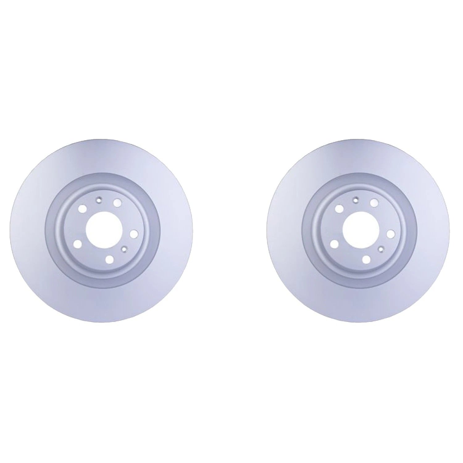 Set of 2 Hella Front 360mm Vented Disc Brake Rotors for A8 Quattro Phaeton (2004–2009)