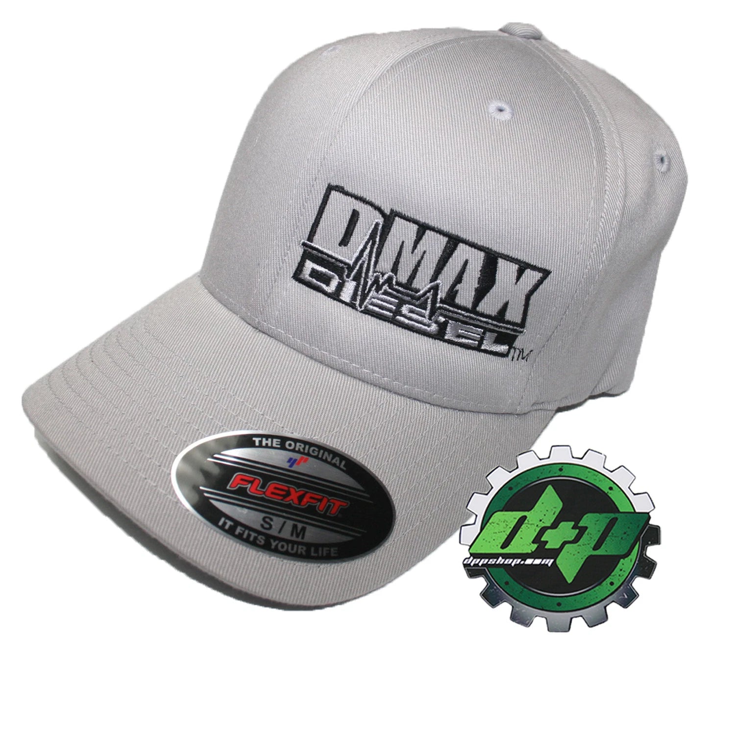 Silver Flexfit Hat for Chevy Duramax (2001–2023)