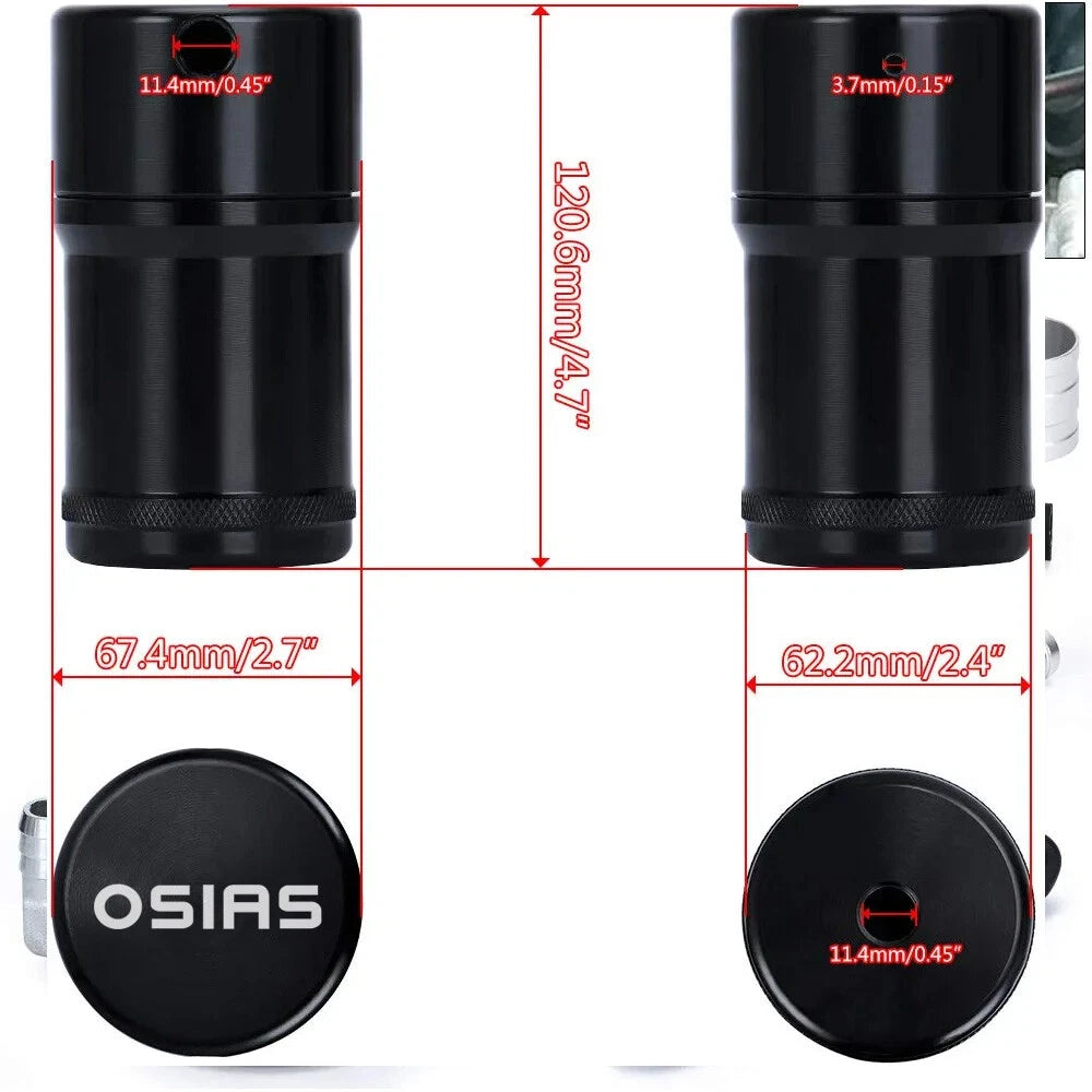 Oil Catch Can Tank w/ Z Bracket for Dodge Challenger RAM 1500 (2015–2023)