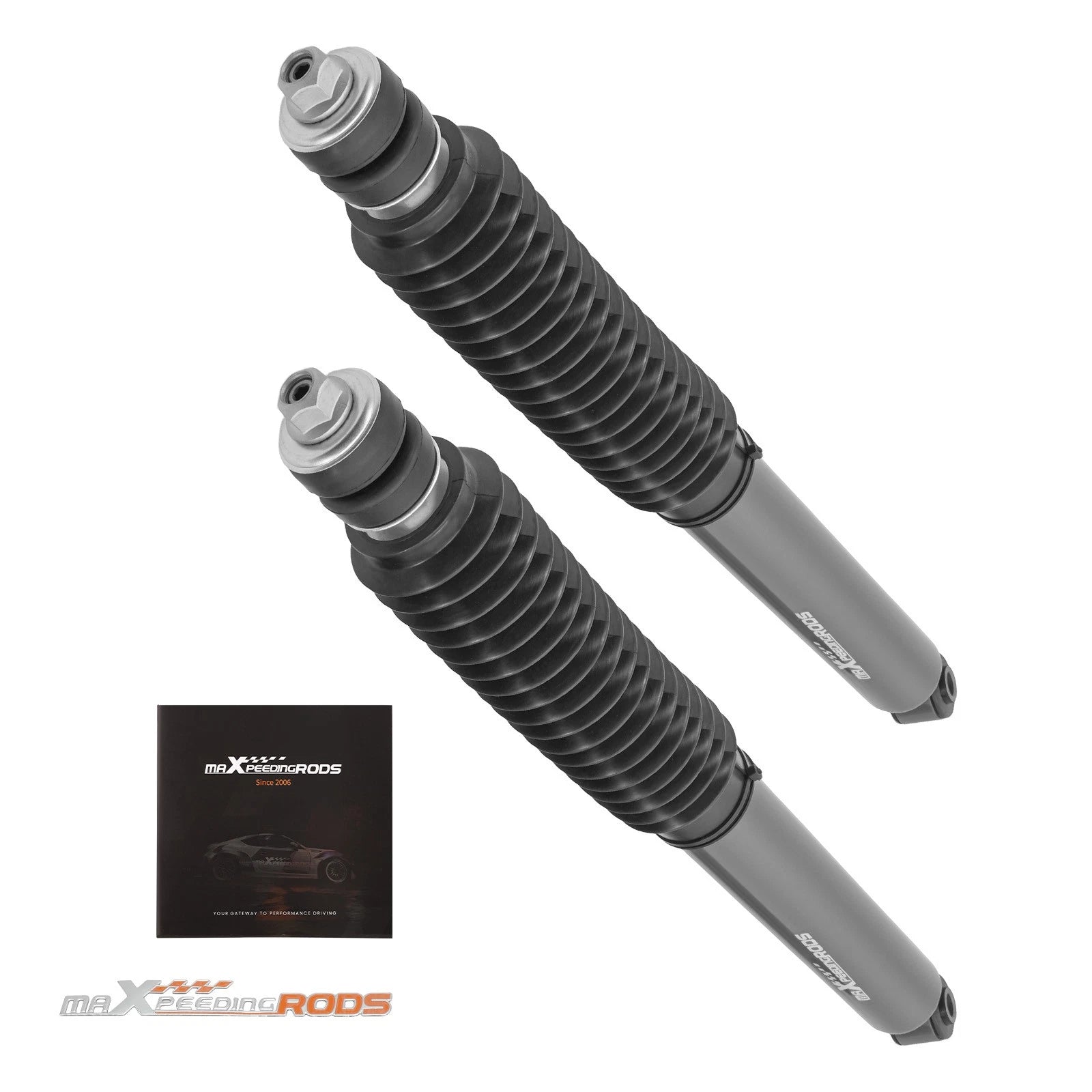 4x4 Front Shock Kit for Ford F-250 F-350 Super Duty (2005–2025) Rubber Bushings