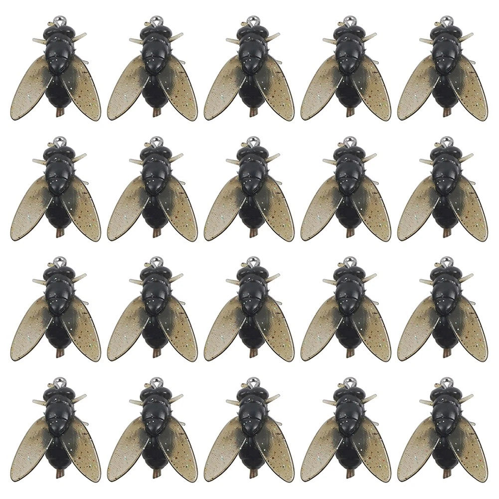 20pcs Silicone Fishing Lures for Carp Trout
