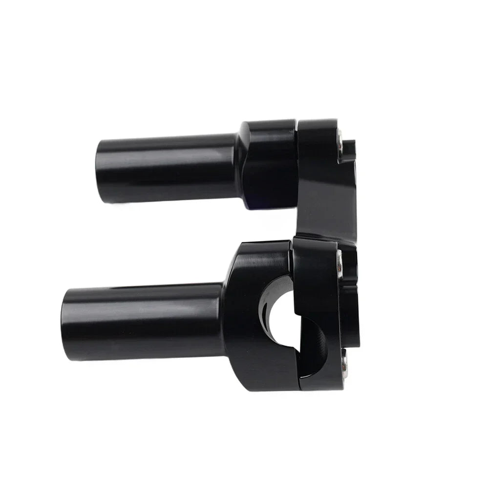 3.5" Handlebar Riser & Top Clamp Black for Harley Dyna, Tour, Road Glide (2006-2023)
