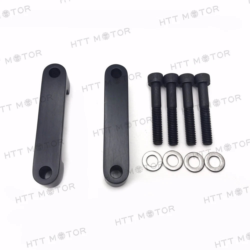 Black Front Fender Spacer Bracket for Harley FLHT FLHR FLTR (1996–2013)