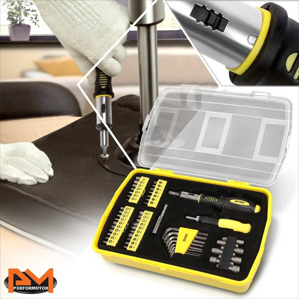 51 Pcs Magnetic Screwdriver Bit Set with Organizer Case