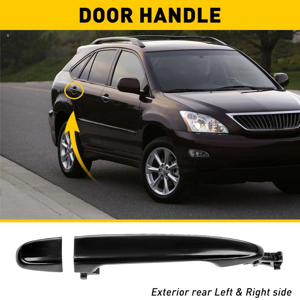 Exterior Door Handle for Toyota (Primed Black)