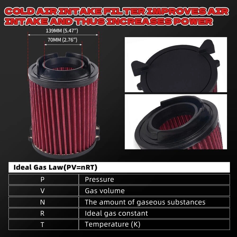 Replacement Air Filter for Volkswagen, Seat, Skoda, Audi (2003–2016)