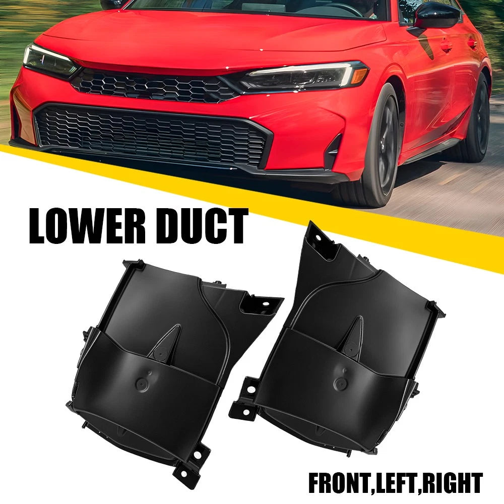 Front Bumper Cover Air Duct Lower Pair for Honda Civic (2025–2026)