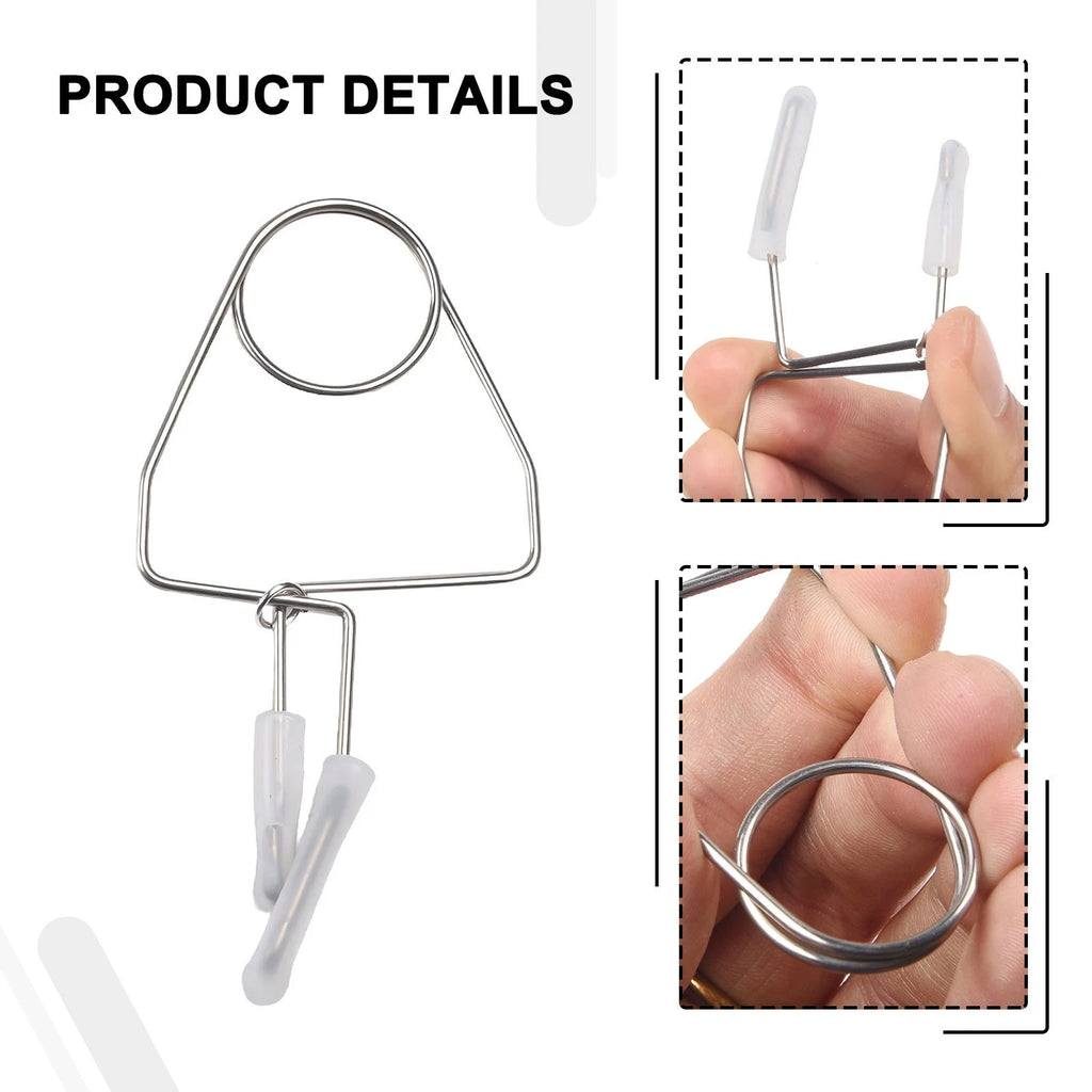 Flute Repair Clip for Flute Maintenance (Stainless Steel)