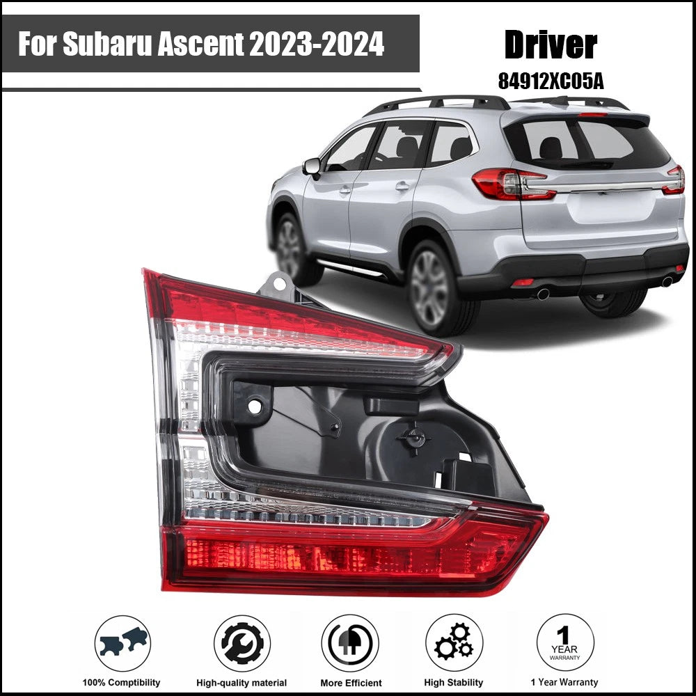 Rear Inner Halogen Tail Light Assembly for Subaru Ascent (2023–2024)