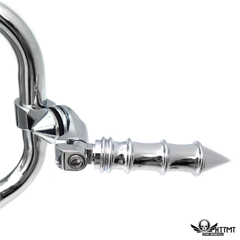 Chrome 2.5" Long Foot Peg Kit for CVO Limited FLHTKSE (2014–2021)