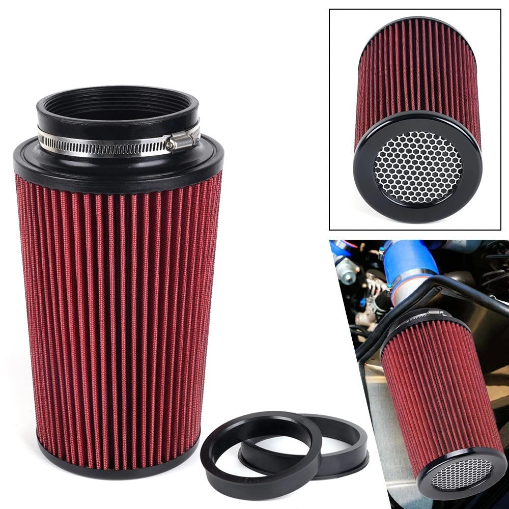 Cold Air Intake Filter for Universal Vehicles (3", 3.5", 4")
