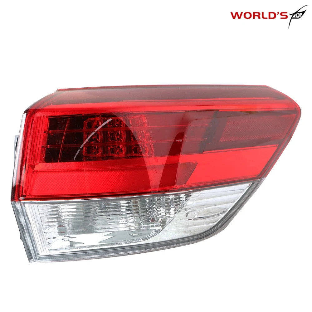 Outer Tail Light Brake Lamp for Toyota Highlander (2017–2019) LED Red