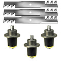 Mulching Blade & Deck Spindle Kit for Dixon (Replaces 12421)