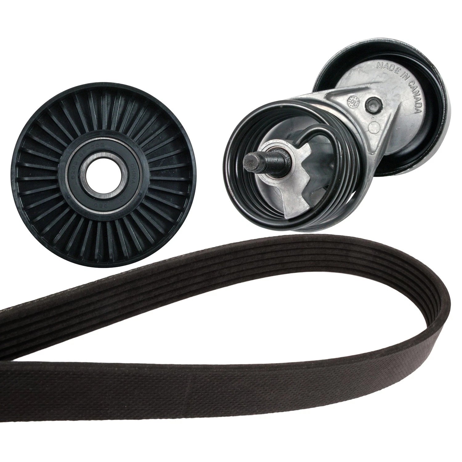 Drive Belt Idler Pulley Tensioner Kit for Ford Bronco F-250 F-350 (1980–1996)