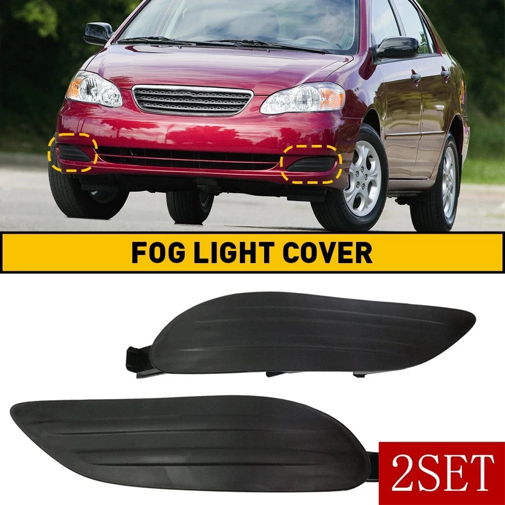 Set of 2 Fog Light Covers for Toyota Corolla (2005–2008)