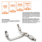Catalytic Converter Exhaust Manifold Pipe for Silverado/Sierra/Tahoe/Yukon (2014–2019)