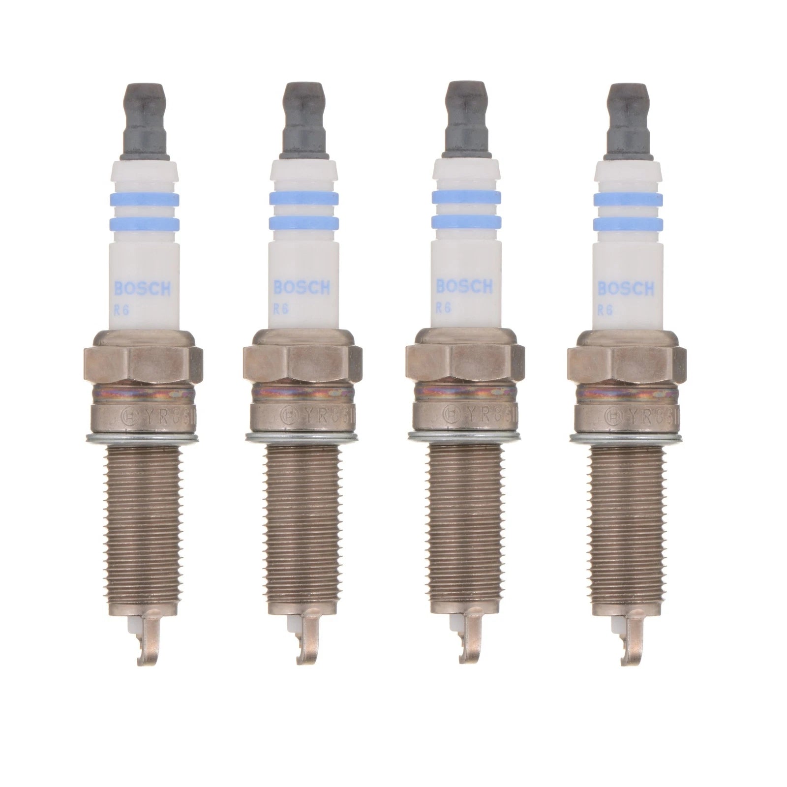 Set of 4 Bosch OE Double Iridium Spark Plugs for Kia Hyundai 1.6L
