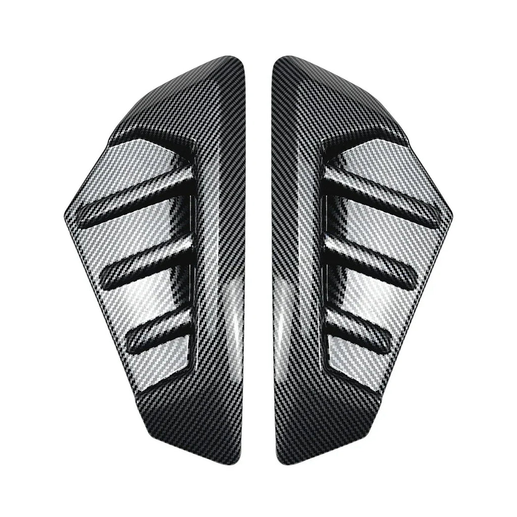 Pair Carbon Style Front Side Fender Vent Scoop Cover for BMW X5 (2023–2025)